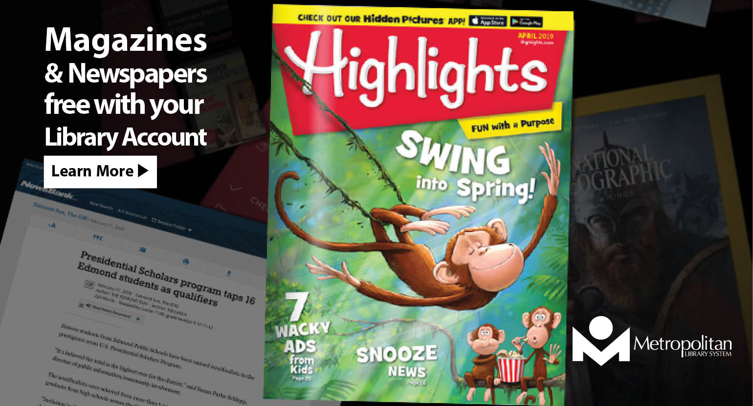 DOES THE LIBRARY PROVIDE ACCESS TO NEWSPAPERS visual data 4